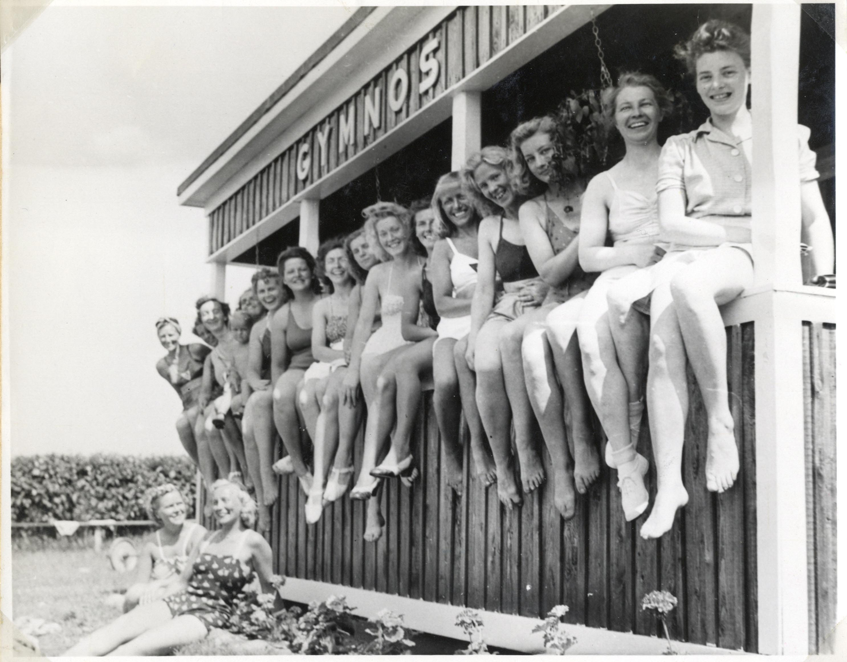 Bild ur Helsingborgs Kvinnliga Gymnastikklubbs arkiv. 1944. Fotograf okänd. 