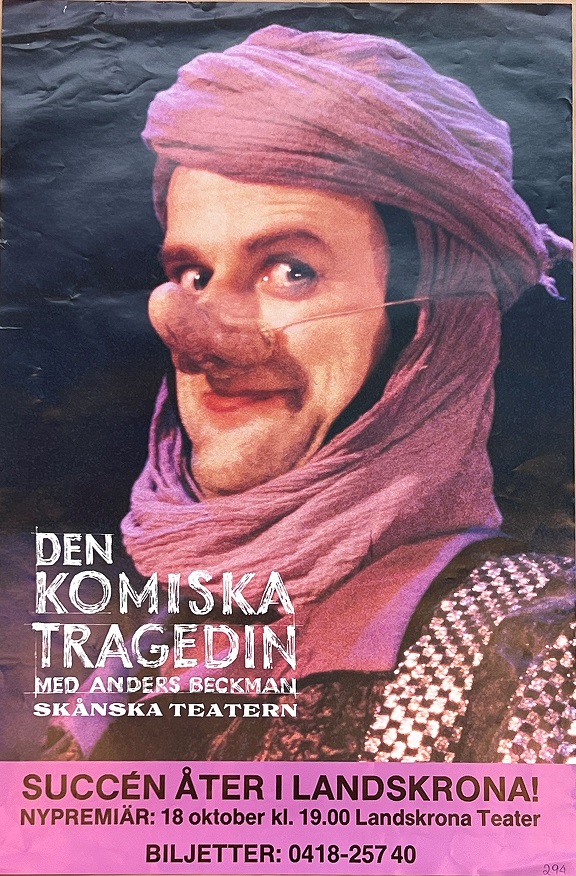Affisch, uå. Ur: Skånska Teaterns arkiv.